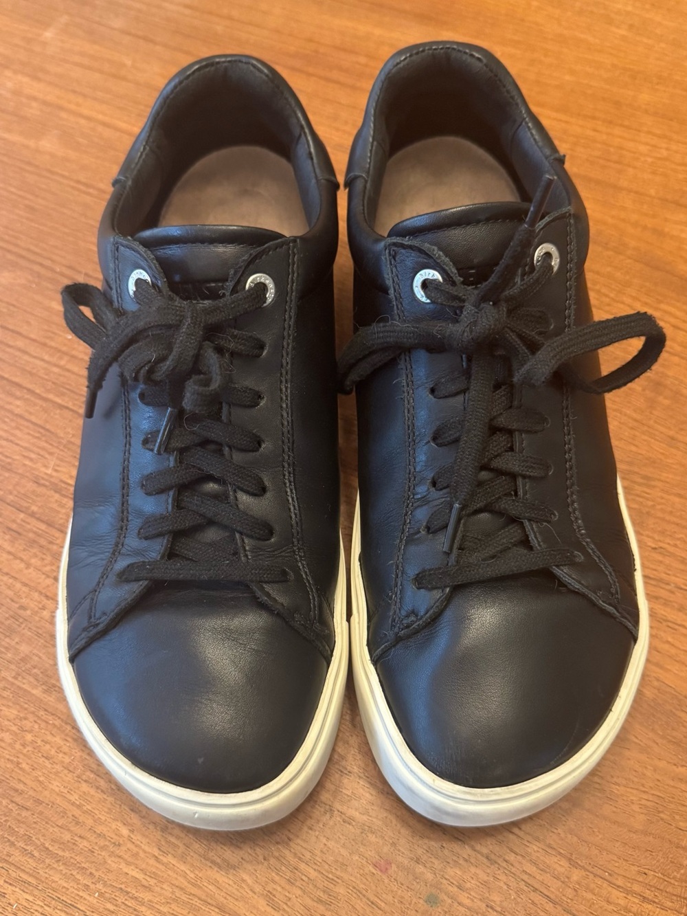 Birkenstock Bend Black Leather Low-Top Sneakers EU40